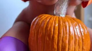 Aspen Hunter naked masturbating with a dildo!!!